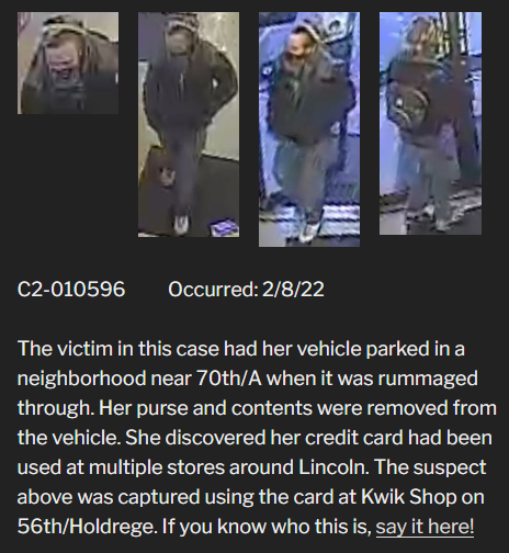 Fraud alert